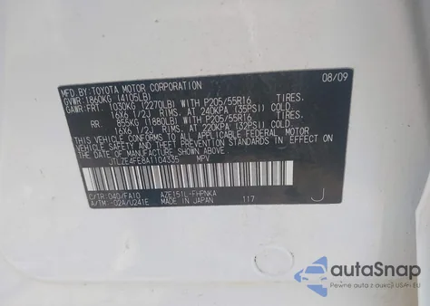 2010 Scion Xb z USA, uszkodzony, nr VIN JTLZE4FE8A1104335